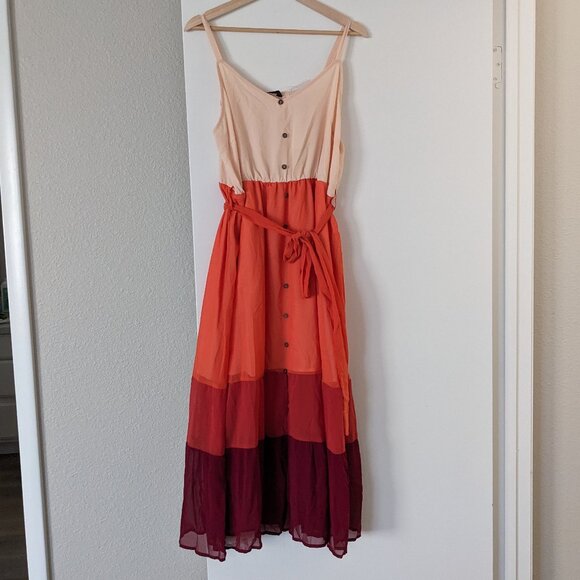Orange Bloomchic Maxi Dress - Picture 1 of 4